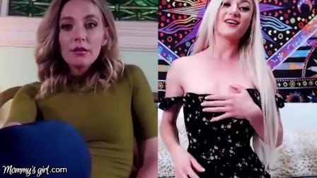 MommysGirl Hot MILF Gets A Masturbing Revelation From Her Stepdaughter On Remote