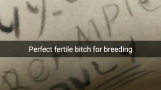 My wife is perfect breeding slut for strangers [Cuckold. Snapchat]