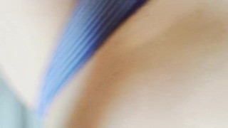 Showing off while the fiancé is away; become a fan to see the full video!