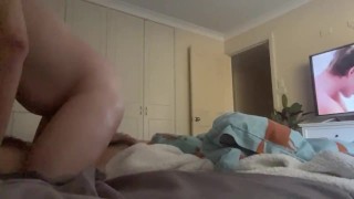 A bit of Power Bottoming... Love Riding his Dick!