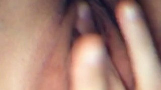 Young brunette plays with west pussy