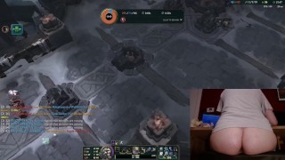 Playing League of Legends with clit sucking toy League of Legends #19 Luna