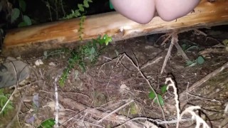 Pussy piss outside 