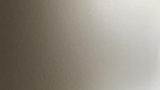 Baby dick rides big black dildo