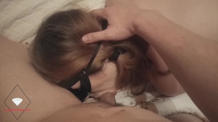 Wife gets bound and used. Fucked in every hole with cum on hair.