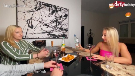 MyDirtyHobby - Caught fucking her sister's husband while having dinner and creampied