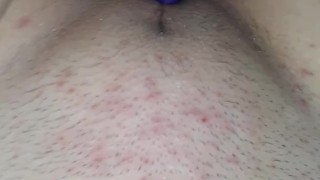 Vibrating toy makes me cum