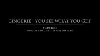 See-through lingerie on sexy woman that shows everything - hot pussy, tits and gorgeous ass