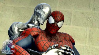 Spidermans Muscle And Cock Growth