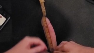 Pov measuring this big dick
