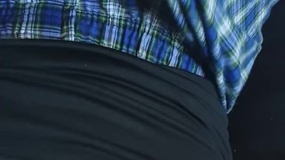Big dick Hot Guy Moaning, jerking off cumming in boxers
