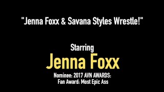 Wrestling Young Women Jenna Foxx & Savana Styles Cum Hard!