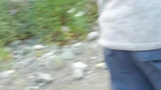 Making A Piss Puddle In the Sand