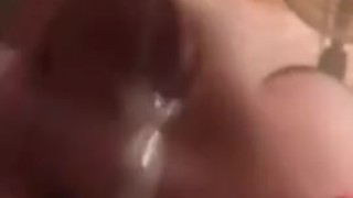 POV cumshot from horny bbc Masturbation