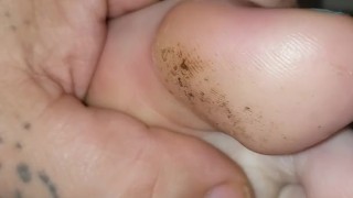 Playing with Dirty foot