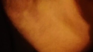 Feedee plays with his fat belly