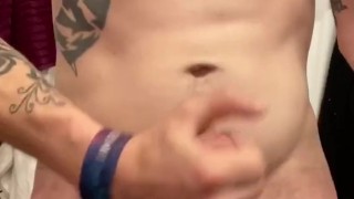 Taking clothes off and listening to porn while jerking off n moaning till I cum 