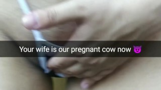 Two strangers slowly seduce my wife. Now she pregnant from one of them and now they send me this...