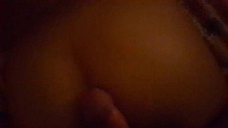 Multiple ORGASMS from anal SEX and Pink TOY while watching PORN in hotel room