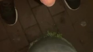 野外　おしっこ