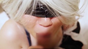 Japanese cosplay ass lick cum in mouth アナル舐め　口内発射　コスプレめろちゃん❤