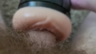 FUCKING A FLESHLIGHT/DIRTY TALK- with cumming 