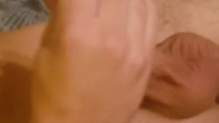 Husband jerking off 