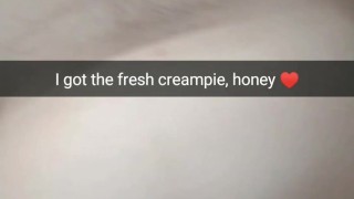My wife send me this after bareback with her lover! BTW she is fertile as fuck!