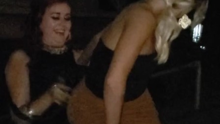 Kate gets birthday lap dance from a friend