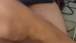 Last tease before cum.
