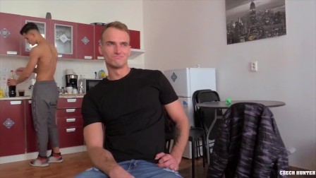 CZECH HUNTER 533 - Two Straight Jocks Get Paid For Gay Sex