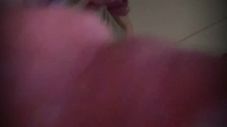 Stroking my cock