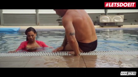 XXXShades - Canela Skin Big Tits latina Colombiana Outdoor Fuck By The Pool