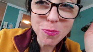 SFW Mouth Eating Popcorn