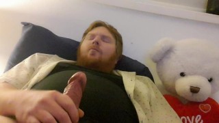 Very thick cock cums alot