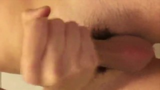 包茎オナニー 射精【Japanese Boy Handjob】 masturbation and orgasm Cumshot