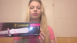 [SFW] Review of the 5 In 1 One Step Hot Air Hair Volumizer Brush by Aibesser