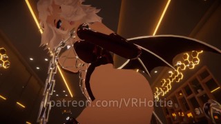 Hot Chained Up Slave Succubus Devil Rides Your Face (POV Lap Dance) BDSM