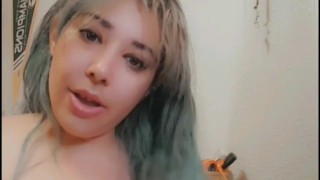 Drooling for daddies cock 