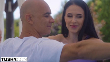 tushy yoga instructor alyssa loves anal with married men