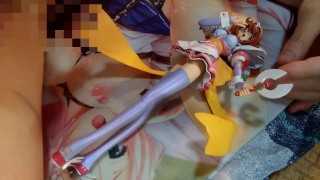 魔法少女フィギュアにぶっかけ顔射オナニーキモオタク男の喘ぎ声あり【まじかるカナン カーマイン】