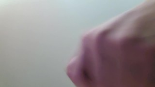 Masturbation (Undershot view) with CUMSHOT 