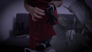 Big tits beg for facesitting, cum dripping fast
