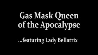 Gas Mask Queen of the Apocalypse - bow down to Lady Bellatrix in her Union Jack S-10