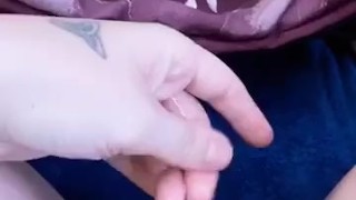 playing with my wet pussy