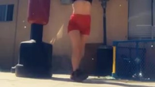 Me stretching :)