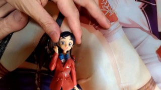 清楚お嬢様系制服JCフィギュアにぶっかけ顔射オナニーキモオタク男の喘ぎ声あり【ふたりはプリキュア雪城ほのか(キュアホワイト)】