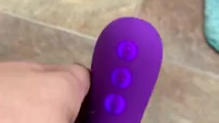 Trying out my new Clit Suction vibrator