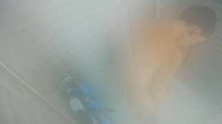 Sexy Wife Shaving Pussy In A Hot Steamy Shower