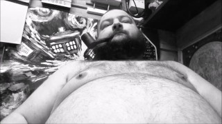 gloved belly exploration